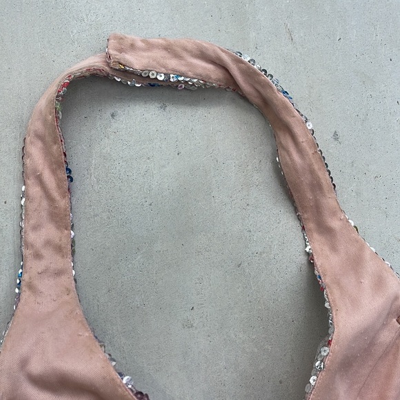 Vintage Faviana Couture Sequin Cut Out Dress - Party Dress - Sparkly - Glam Mini - Picture 7 of 7